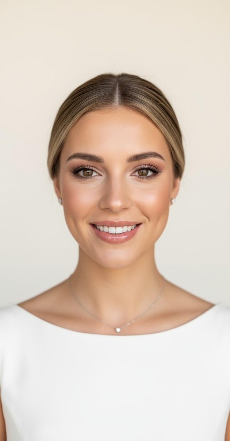 After Low Bun Hairstyle